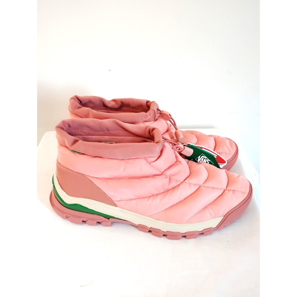 Vans Joe Freshgoods Vault Slip Hiker LX Pink Quilted Boot Shoe Men 11.5 Rare-EUC